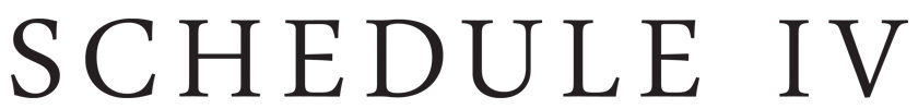 Schedule IV logo